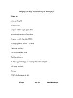 Đăng ký họat động trung tâm trọng tài thương mại docx