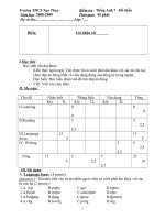 de kiem tra T.A 7 ca nam