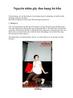 Nguyên nhân gây đau bụng bà bầu docx