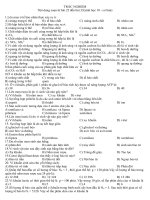 Bai tap trac nghiem si 10(phần HK2)