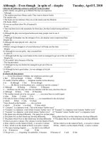 Adverbs of concession