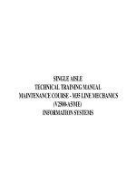 AIRBUS M35 INFORMATION SYSTEMS  SINGLE AISLE TECHNICAL TRAINING MANUAL MAINTENANCE COURSE  M35 LINE MECHANICS (V2500A5.ME)