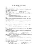 bài tập ôn chương halogen