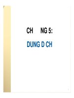 bài giảng môn hóa đại cương chương v dung dịch - nguyễn văn hiền