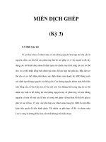 MIỄN DỊCH GHÉP (Kỳ 3) potx