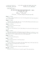 Đề thi hoc sinh giỏi Sinh (Cấp tỉnh) 09-10