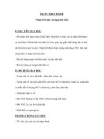 Sinh học 9 - Tiết 27: THỰC HÀNH: Nhận biết một vài dạng đột biến pdf