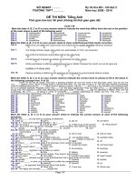De thi thu DH - CD so 2 . 2010