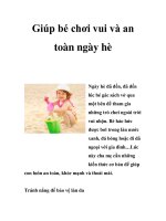 Giúp bé chơi vui và an toàn ngày hè ppsx