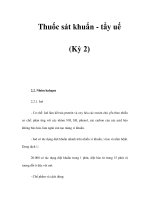 Thuốc sát khuẩn - tẩy uế (Kỳ 2) pps