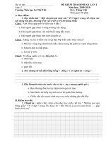 ĐỀ THI TV LỚP 5 GIỮA KỲ 1 09-10