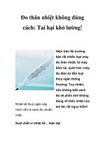 Đo thân nhiệt không đúng cách: Tai hại khó lường! ppsx