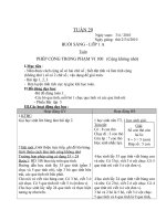 GA Lớp 1 CKTKN Tuần 29