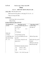 giáo án hai buổi đầy đủ tuần 30