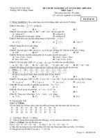 Đề tham khảo 09-10 hk2 toán 7 đề 6