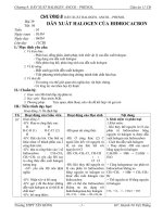 Giáo án hóa học 11CB Chương 8