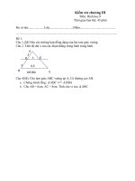 Kiểm tra chương III HH8 tự luận