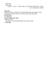 giáo án tự trọn toán 7