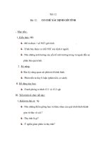 Giáo án sinh 9 - Bài 12: CƠ CHẾ XÁC ĐỊNH GỚI TÍNH ppsx