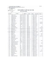 Ket qua thi HSG Tinh 2010