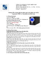 giải pháp cho mùa mất điện