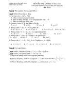 Đề kiểm tra chương IV đại số 9