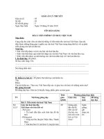 GIÁO ÁN TIẾN TRÌNH VÀ VĂN HOÁ NHẬN THỨC pptx