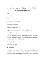 Chuyển từ hình thức thuê đất sang giao đất có thu tiền sử dụng đất (đối tượng là tổ chức, cơ sở tôn giáo, người Việt Nam định cư ở nước ngoài, tổ chức nước ngoài, cá nhân nước ngoài) pptx