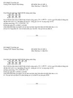 Đề kiểm tra hình học 11 ban co ban va nang cao chuong III