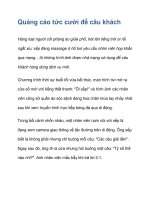 Quảng cáo tức cười để câu khách potx