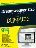 dreamweaver cs5 all in one for dummies