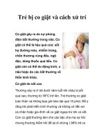 Trẻ bị co giật và cách xử trí pptx