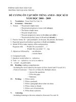 ĐỀ CUƠNG ÔN TẬP HK II (09 - 10)