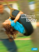 creating the bank of tomorrow today 2002 annual report ANZ