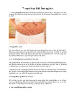 7 mẹo hay khi ốm nghén pptx