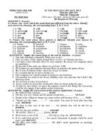 De thi GVG Tieng anh THCS 2010