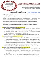 Hội trí thức kh&cn trẻ Việt Nam và viện đào tạo hợp tác quốc tế