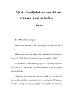 Một sốc xét nghiệm hoá sinh trong nhồi máu cơ tim cấp và bệnh cao huyết áp (Kỳ 2) potx