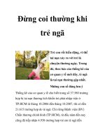 Đừng coi thường khi trẻ ngã potx