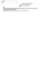 đề thi GDCD khối 10 năm học 2008-2009