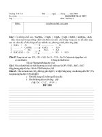 De kiem tra Hoa 9 (tiet 10)