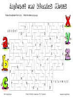 Alphabet and Phonics Mazes pps