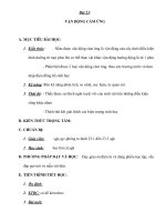 Giáo án Sinh 11 (NC) - VẬN ĐỘNG CẢM ỨNG ppsx