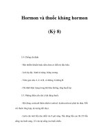 Hormon và thuốc kháng hormon (Kỳ 8) potx