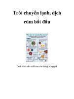 Trời chuyển lạnh, dịch cúm bắt đầu ppsx