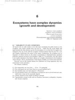 A New Ecology - Systems Perspective - Chapter 6 doc