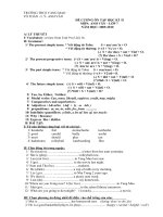 đề cương anh văn 7-kì II