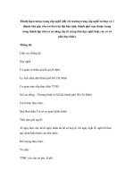 Thành lập trường trung cấp nghề (đối với trường trung cấp nghề tư thục có 2 thành viên góp vốn trở lên trên địa bàn tỉnh, thành phố trực thuộc trung ương thành lập trên cơ sở nâng cấp từ trung tâm dạy nghề hoặc các cơ sở giáo dục khác) pptx