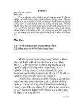 CHƯƠNG 7 - TÍNH TỔNG CỦA CHUỖI docx