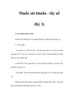 Thuốc sát khuẩn - tẩy uế (Kỳ 3) ppt